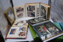 A quantity of photo albums containing coloured photographs of The Late Lord Peter Rees,