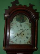 An Oak cased longcase clock by "Jn.
