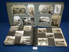 Two photograph Albums of black and white photographs of Lucerne in Switzerland,
