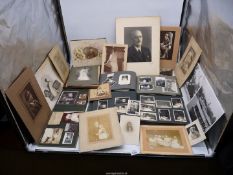 A large quantity of black and white family photographs belonging to The Late Lord Peter Rees
