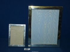 A Silver photograph Frames, Birmingham maker Charles S. Green Co.