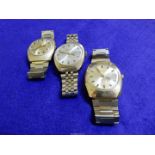 Three Sekonda automatic Wristwatches including one day/date 25 jewels and two date only 23 and 30