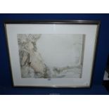 A limited edition Print of a nude by Borg.