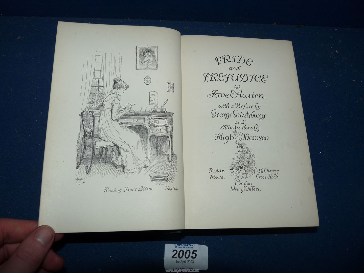 'Pride and Prejudice' by Jane Austen, illustrated by Hugh Thomson, published by George Allen, - Image 8 of 15