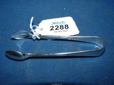 A Silver Sugar Tongs, Sheffield 1934 by Cooper Bros & Sons, 17.