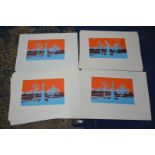 A quantity of contemporary screen prints of Malvern scenes (approx. 30).