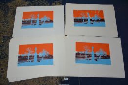 A quantity of contemporary screen prints of Malvern scenes (approx. 30).
