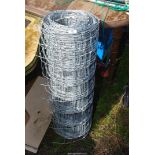 A roll of sheep netting wire.