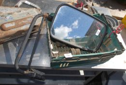 A PTO and tractor mirror.