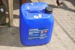 A part container of Anti Freeze.