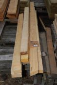 12 pieces of softwood 3" x 1 1/2" x 55" long.