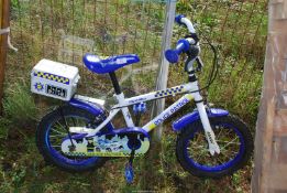 A child's Police Patrol bike.