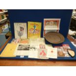 A quantity of Festival of Britain 1951 memorabilia including badge, matches, shield, footed Dish,