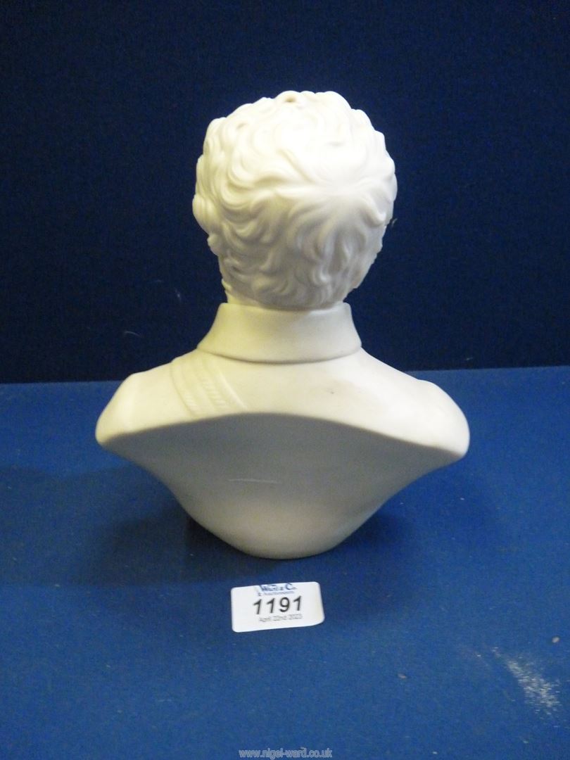 A Victorian Parian ware Bust of Lord Clyde (Sir Colin Campbell), - Image 2 of 3