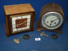 Two Mantle clocks,