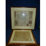 Two maps to include; one titled 'The Great Levell Drayned',
