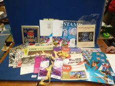 A quantity of Olympic Games memorabilia including tickets with lanyards from the 2012 Athletics