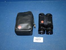 A pair of Leica binoculars 8 x 20 BC in case.