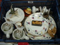 A small quantity of miscellaneous china including Goebel bird (beak a/f.