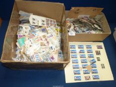 A quantity of Commonwealth stamps, mostly used.