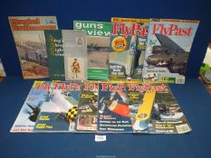 A quantity of old magazines including Model Railways, Guns Review,