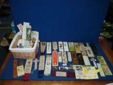 A quantity of Bookmarks including vintage, religious, Gloucester Cathedral,