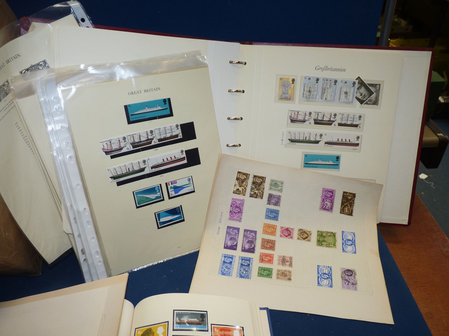 A quantity of stamps to include; Queen Victoria and Queen Elizabeth II, - Image 3 of 4
