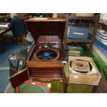 A Mahogany cased table top H.M.