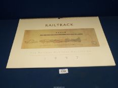 A Railtrack 'The Railway Heritage Collection' calendar 1997 comprising thirteen coloured prints of