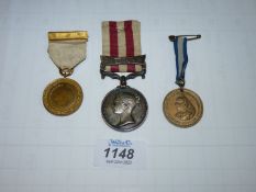 An Indian Mutiny Medal with Lucknow clasp, awarded to 'W M Catliffe 2nd Battalion Rifle Brigade',