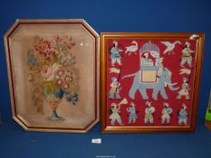 Two tapestries,