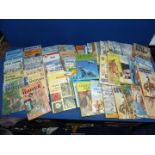 A quantity of Ladybird books to include Stamp Collecting, Stars, Little big horn, etc.