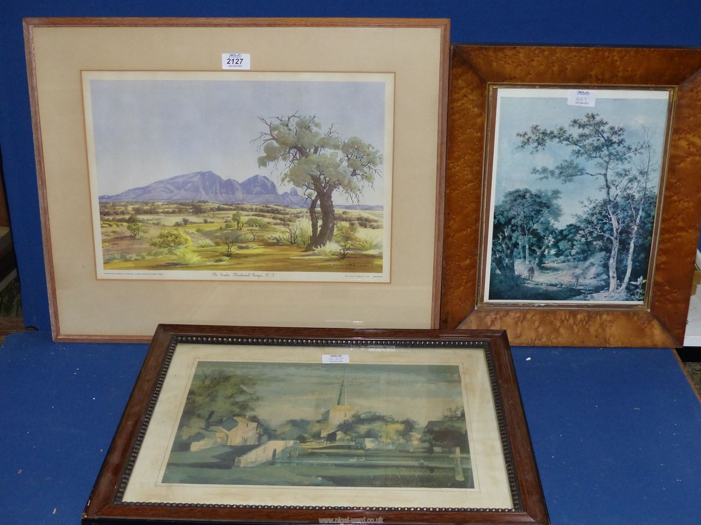 Three framed and mounted Prints to include; one titled 'Mt.