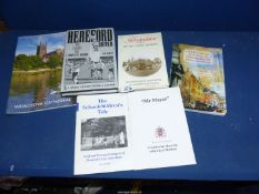 A small quantity of books to include Hereford United by Ron Parrott,