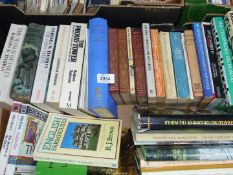 A box of books to include English Farm Wagon, The Great Antarctic by John Mackie,
