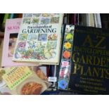 Two small boxes of books to include gardening, cookery, etc.