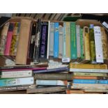 A box of books to include Diary of a Farmer's Wife, Rain in Winter, etc.