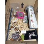 A quantity of costume jewellery, etc.