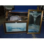 Two framed Prints to include; one by J.M.