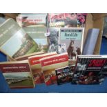 A box of books to include The Hereford Breed Journal from the 1960's, Boxing,