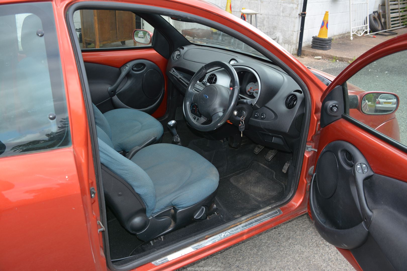 A Ford KA Zetec Climate 1299cc petrol-engined three door hatchback motor Car finished in red, - Image 9 of 14
