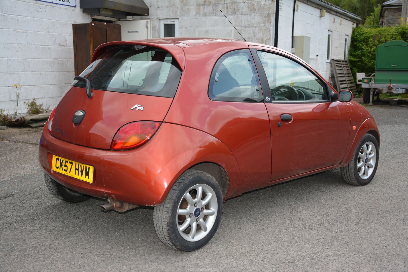 A Ford KA Zetec Climate 1299cc petrol-engined three door hatchback motor Car finished in red, - Image 7 of 14