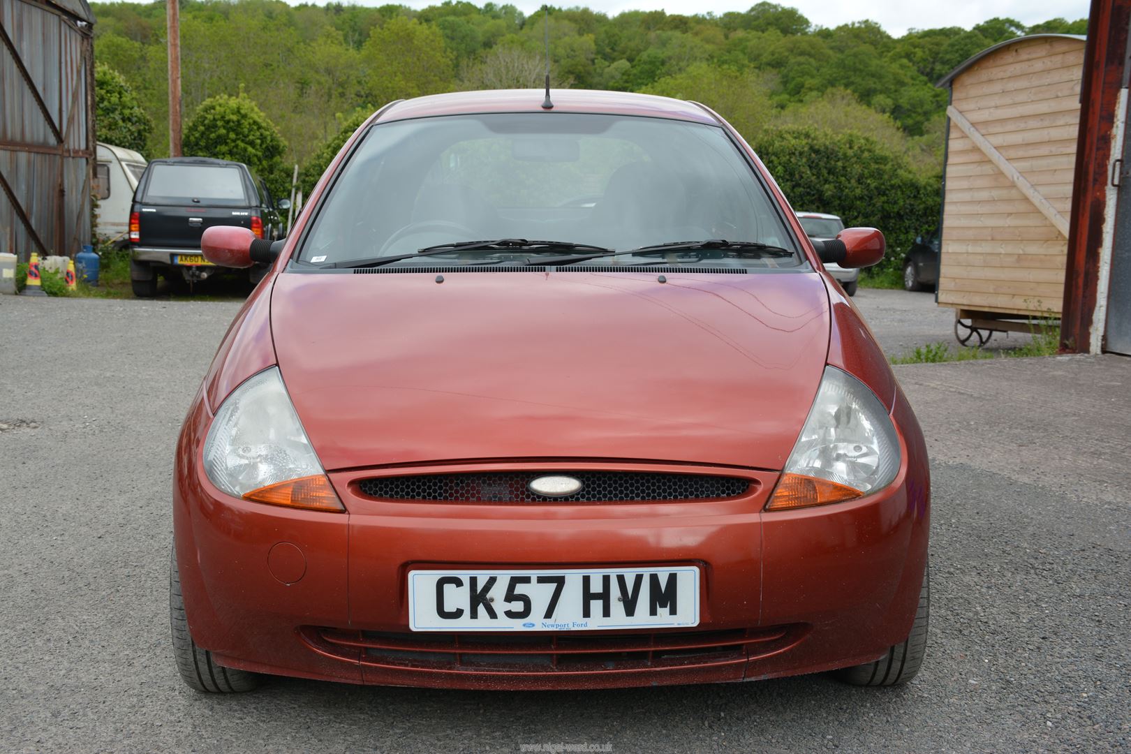 A Ford KA Zetec Climate 1299cc petrol-engined three door hatchback motor Car finished in red, - Image 2 of 14