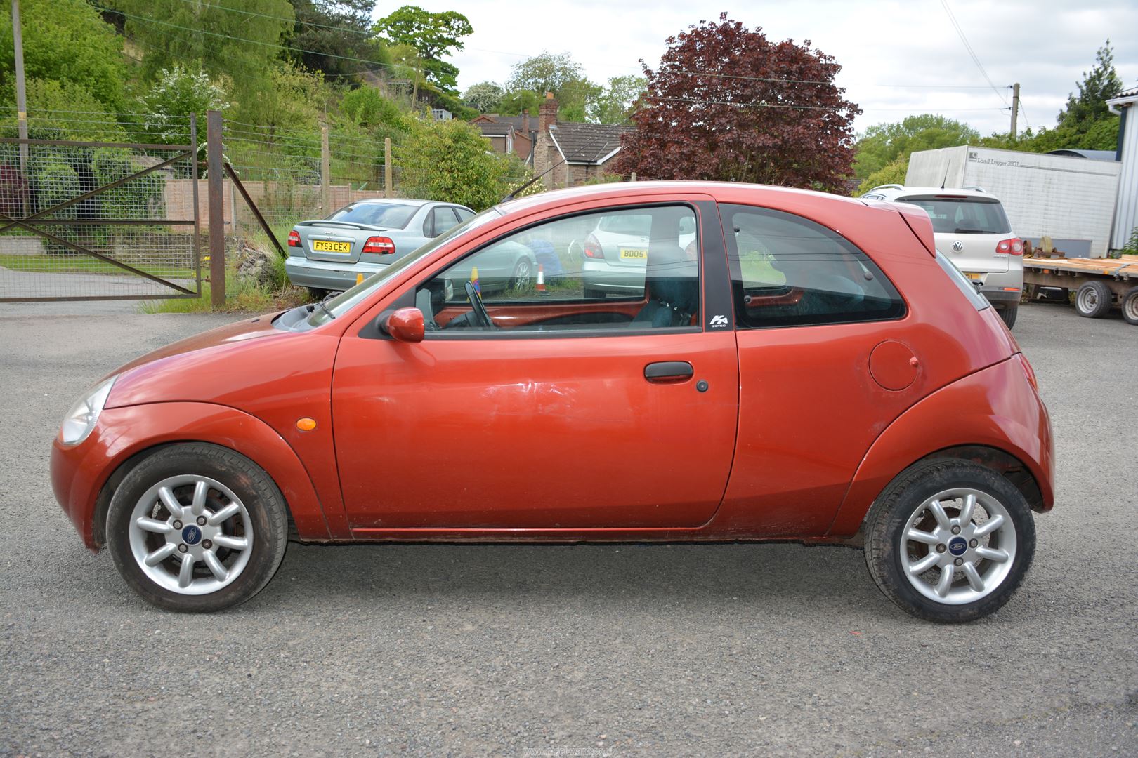 A Ford KA Zetec Climate 1299cc petrol-engined three door hatchback motor Car finished in red, - Image 4 of 14
