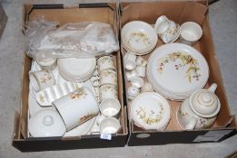 A quantity of 'Harvest' tea, dinner and breakfast ware, including 6 dinner plates,4 tea plates,