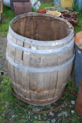 A barrel for restoration.