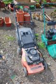 A Mountfields SP454 self propelled mower with 45cm cutter and grass box.
