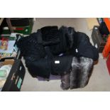 Ladies jumpers, jackets etc, size 10 - 12,mainly in black.