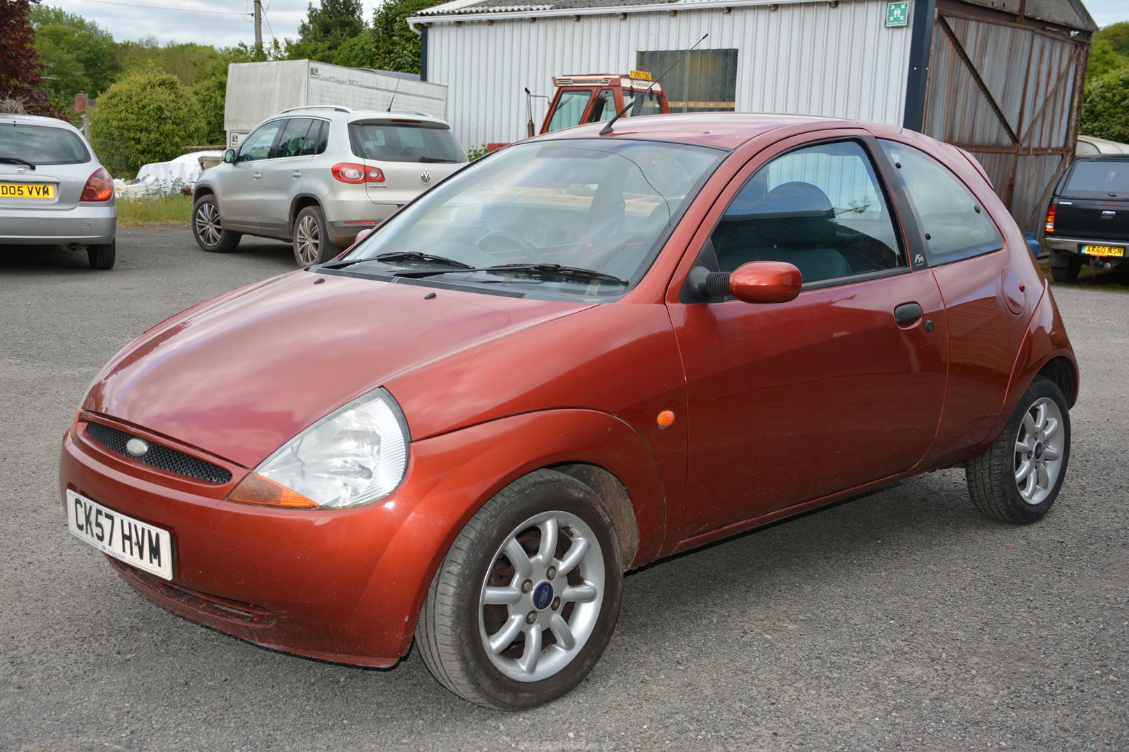 A Ford KA Zetec Climate 1299cc petrol-engined three door hatchback motor Car finished in red, - Image 3 of 14