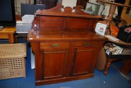 A buffet sideboard with 2 drawers and 2 cupboards 52 1/2" x 17" x 54" high.